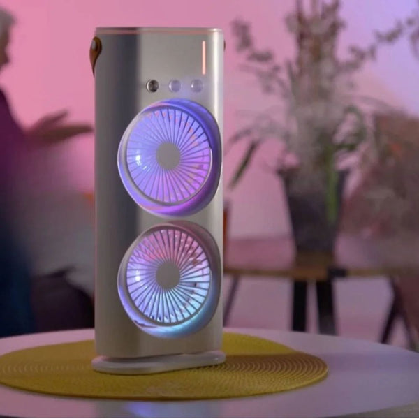 Portable air conditioner fan